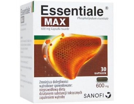 Esentiale max 600 mg. 30 capsules